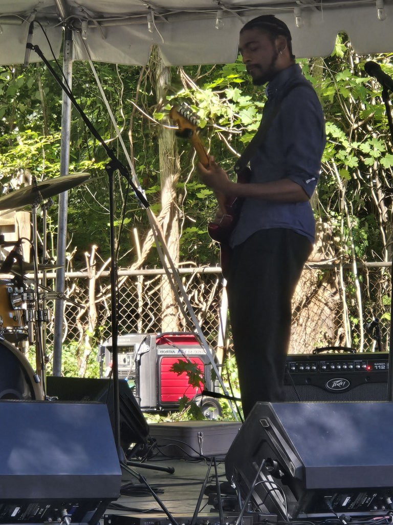 Berhane Selassie Okantah playing live