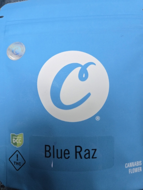 Blue Raz bag from Klutch's Cookies partnership