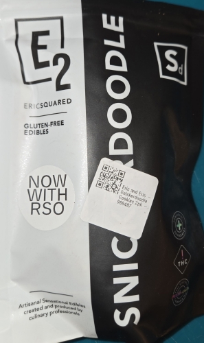 Eric Squared RSO-Infused Snickerdoodles 40mg THC package front