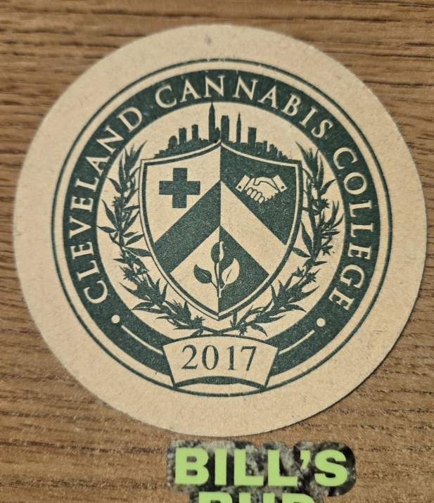 Cleveland Cannabis College 2017 coaster