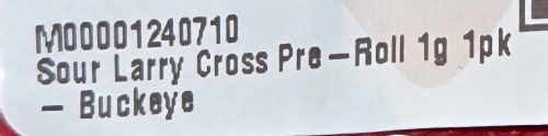 Buckeye's dispensary product sticker called them pre-rolls. The Division of Cannabis Control insists on calling them Raw Single Serve Units and Infused Single Serve Units.