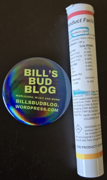 Firelands Scientific Northern Lights 1 Gram Indica Pre-Roll Tube